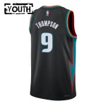 Maillot NBA Detroit Pistons Ausar Thompson Nike 2025-26 City Edition Noir Swingman - Enfant